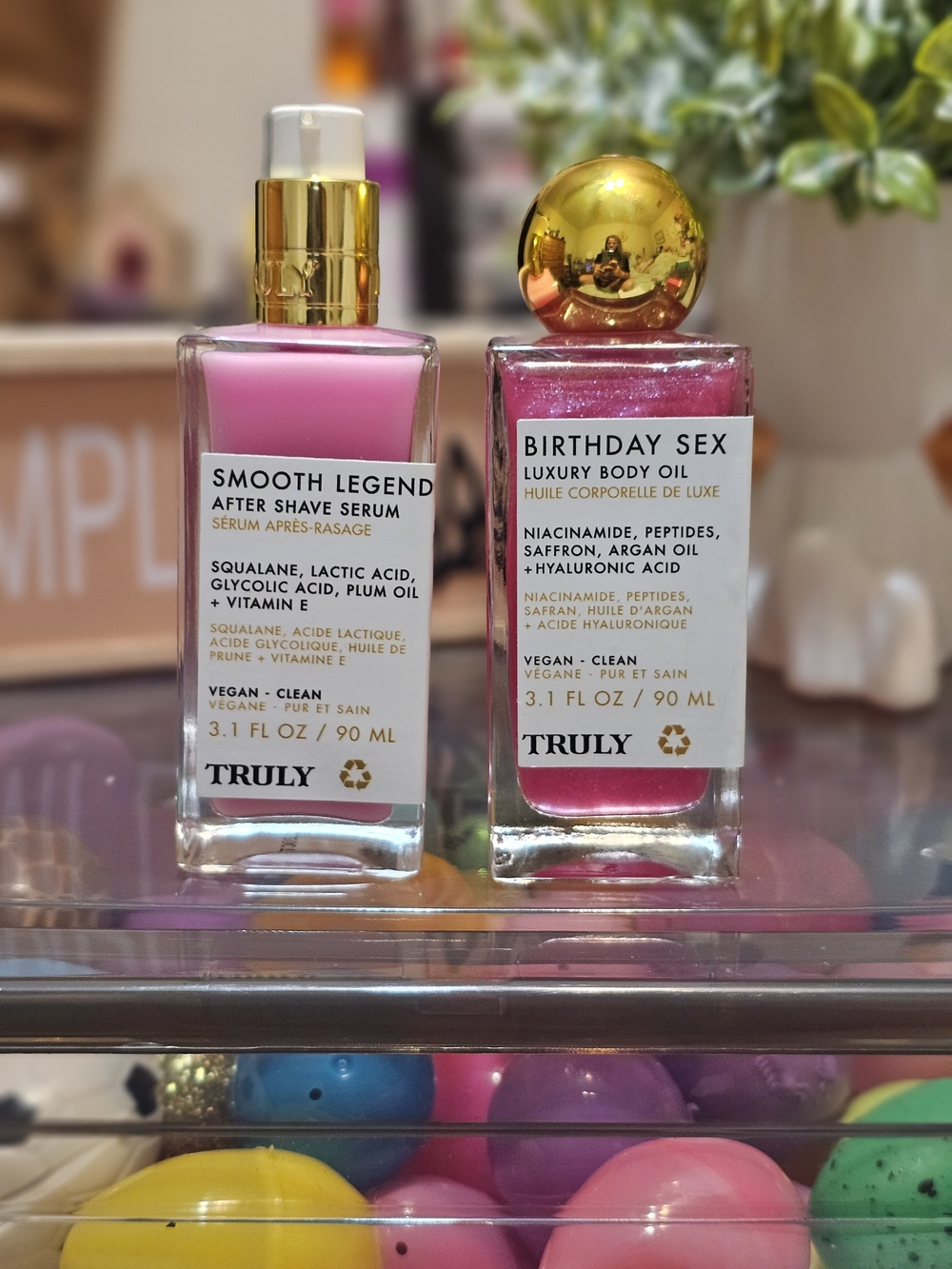 TRULY Smooth Legend After Shave Serum — Pink & Gold Accents